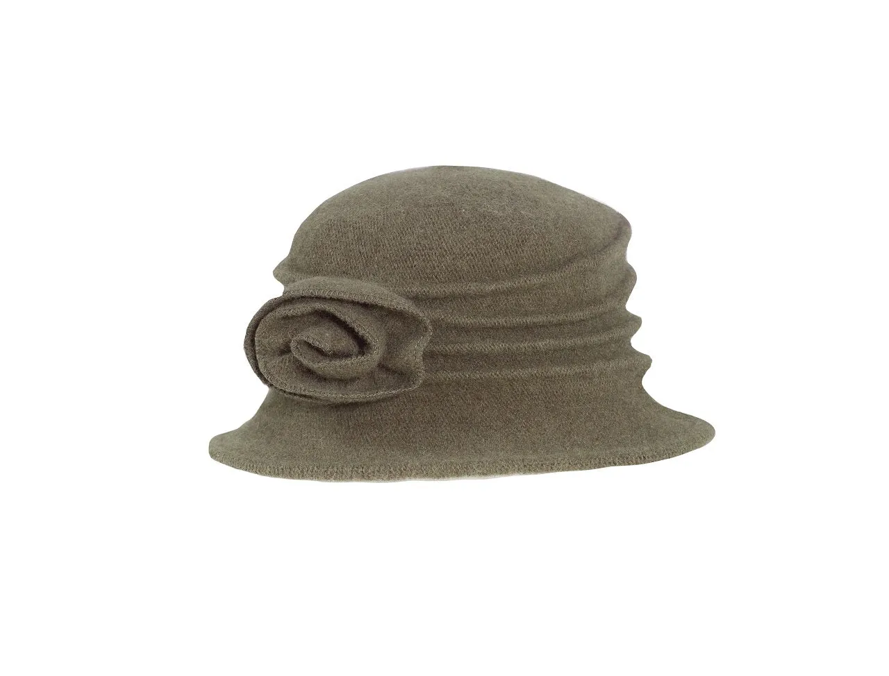 Wool Rose Cloche / Click for Colors
